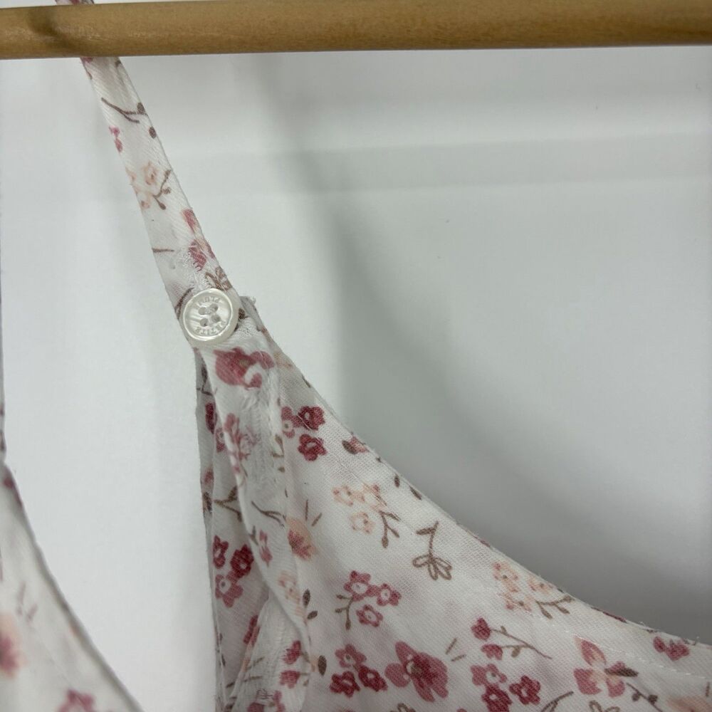 Petite Plume Chloe Nightgown Size Small Floral Print Sleep Dress Cottagecore - Picture 6 of 11
